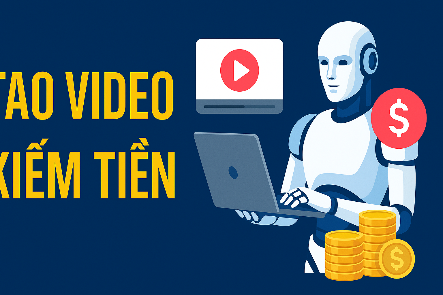 tạo video bằng AI kiếm tiền