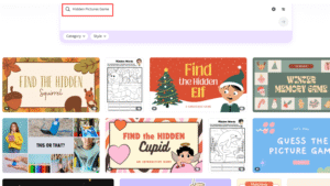 Tạo trò chơi trên canva