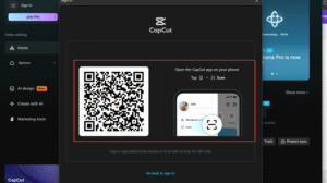 Quét mã QR trên PC để hoàn thành đăng nhập