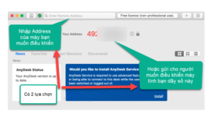 Khởi động lại AnyDesk