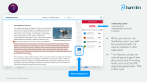 Tính năng check đạo văn của Turnitin