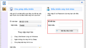 Kết nối và điều khiển máy tính khác