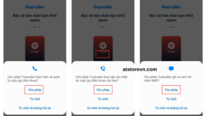 Cho phép Truecaller truy cập