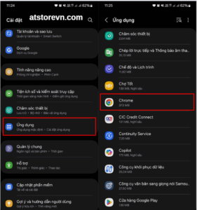 Mở ứng dụng bạn thường sử dụng