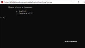 Chọn ngôn ngữ sử dụng