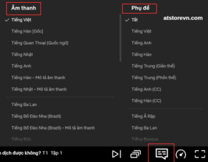 Đổi ngôn ngữ trên Netflix là thay đổi trực tiếp trong lúc xem phim.