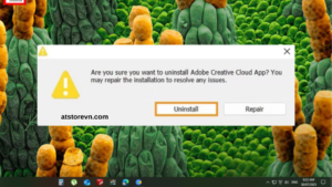Gỡ hoàn toàn ứng dụng khỏi máy.