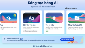 Khu vực chỉnh sửa nội dung theo từng “card”